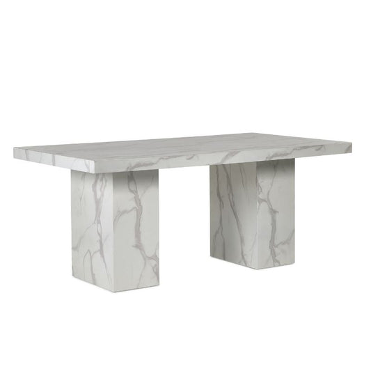 Rome Dining Table Marble Effect