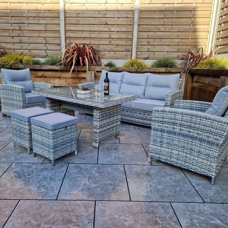 Amy Outdoor Sofa Dining Set 