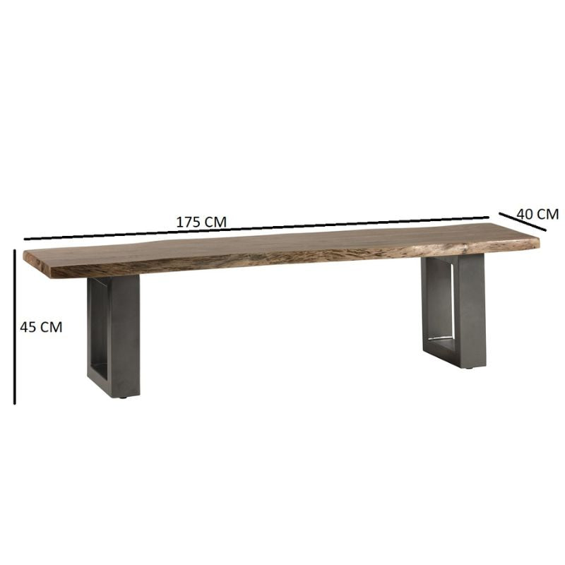 Baltic Live Edge Large Bench