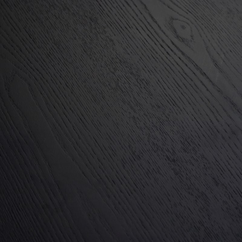Louis Black Fluted Round Dining Table