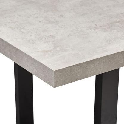 New York Concrete Effect Extending Dining Table