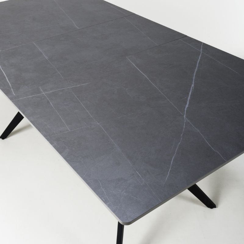 Timor Dining Table Extending 1.8m Grey